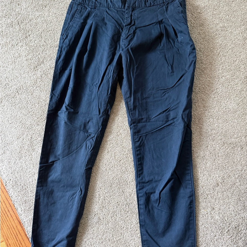 Zara Men's Dark Blue Chinos